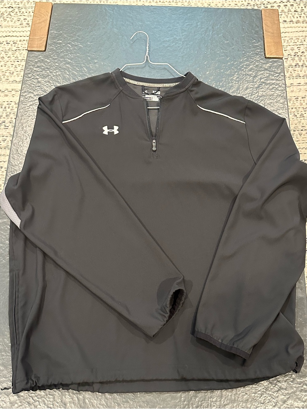 Under Armour Black 1/4 Zip Lightweight Training Pullover